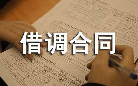 人員借調(diào)合同(推薦)