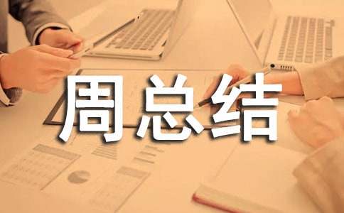 網課第六周總結范文(精選23篇)